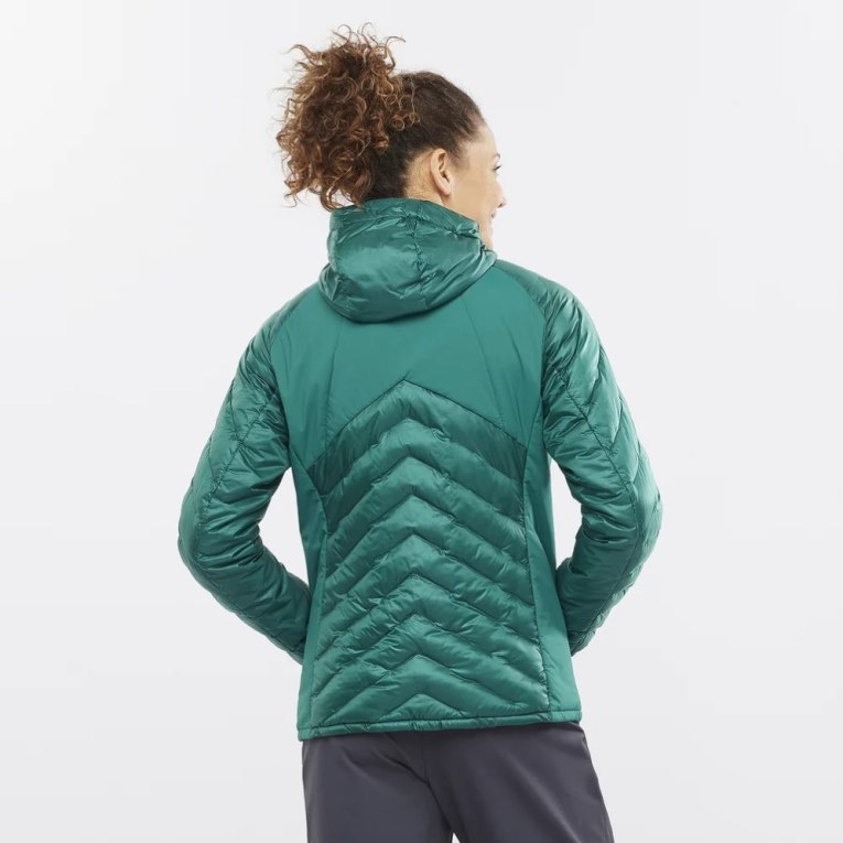 Green Salomon Outline Primaloft Women's Insulated Jackets | PH 45239J